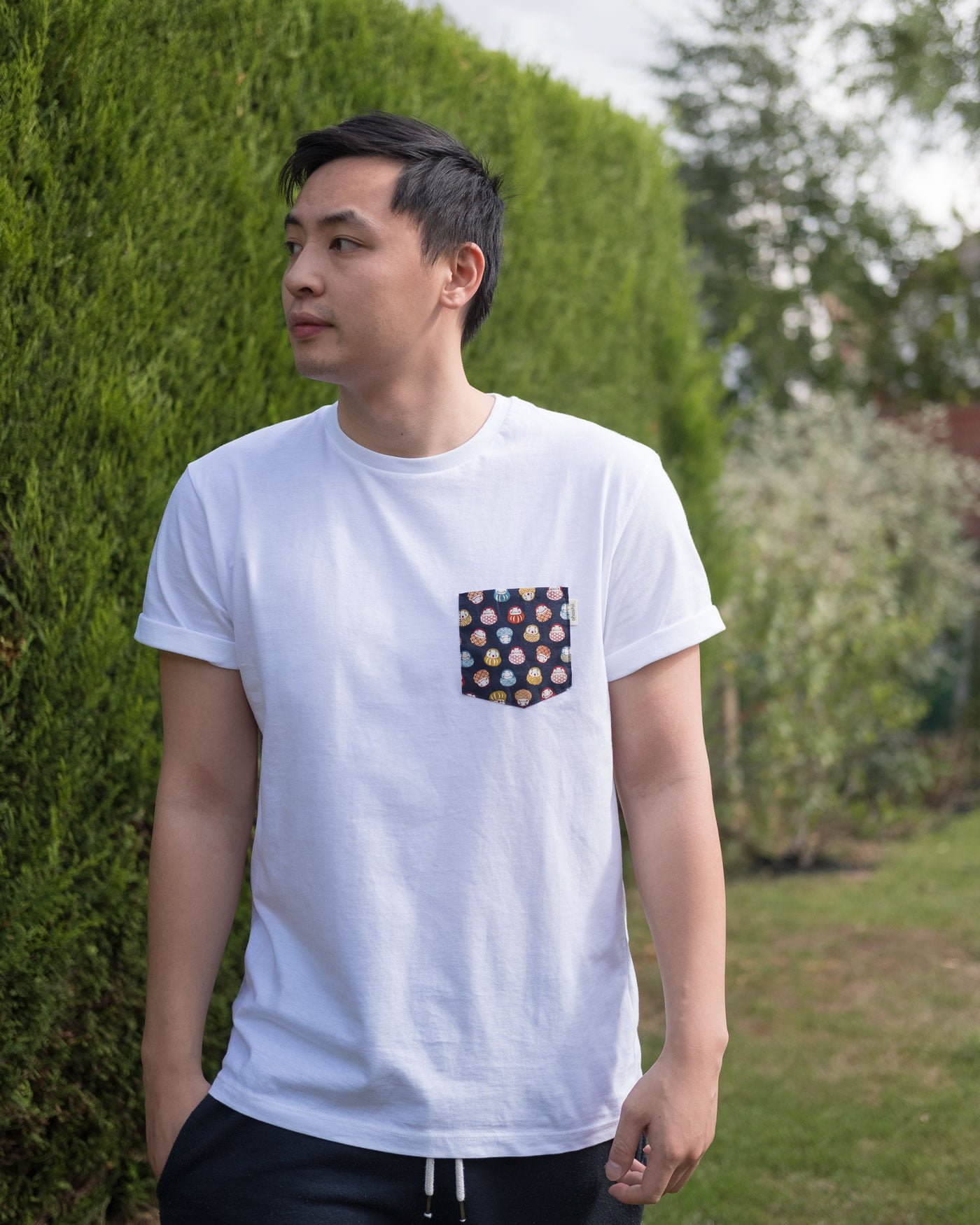 Daruma Pocket Tee on man