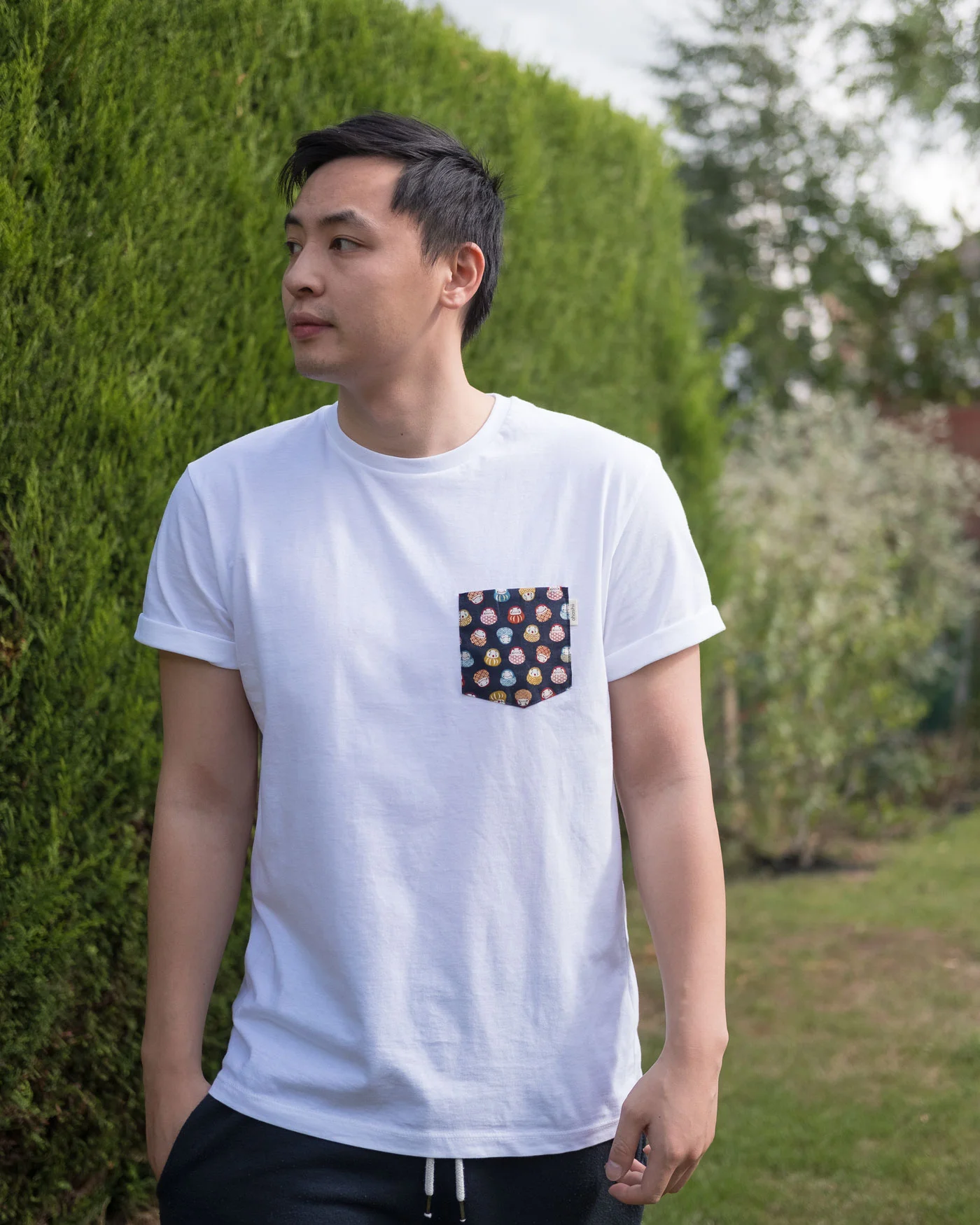 Daruma Pocket Tee on man