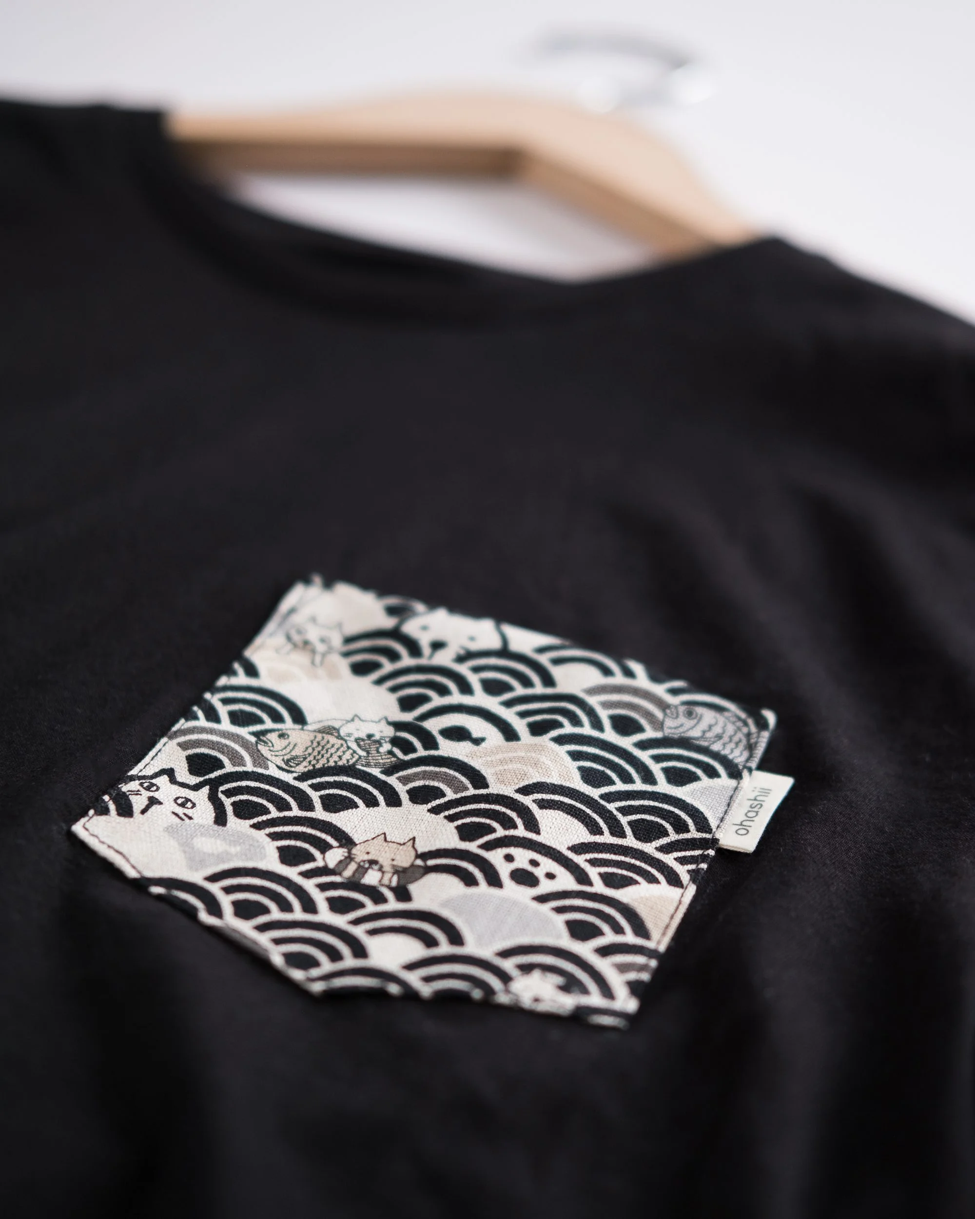 Neko Wave | Pocket Tee - Image 2