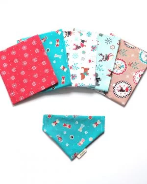 christmas dog bandana ohashii