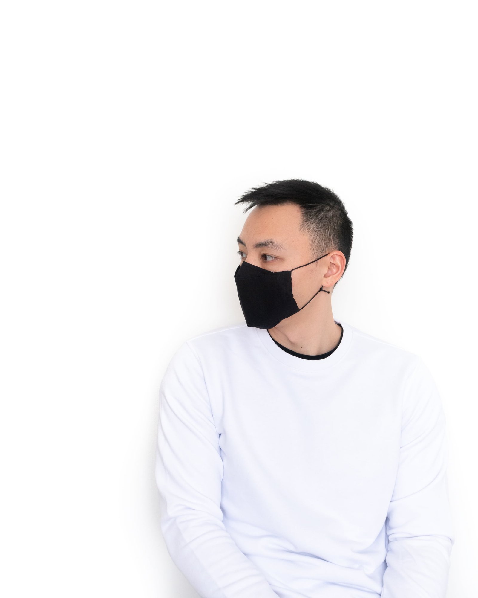 3D-Poplin-Black-face-mask-ohashii-Sarah-1