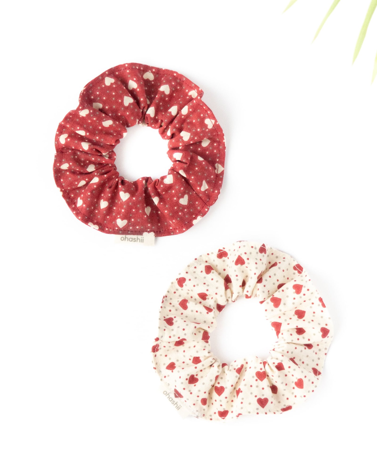 Mini Hearts scrunchies ohashii 1
