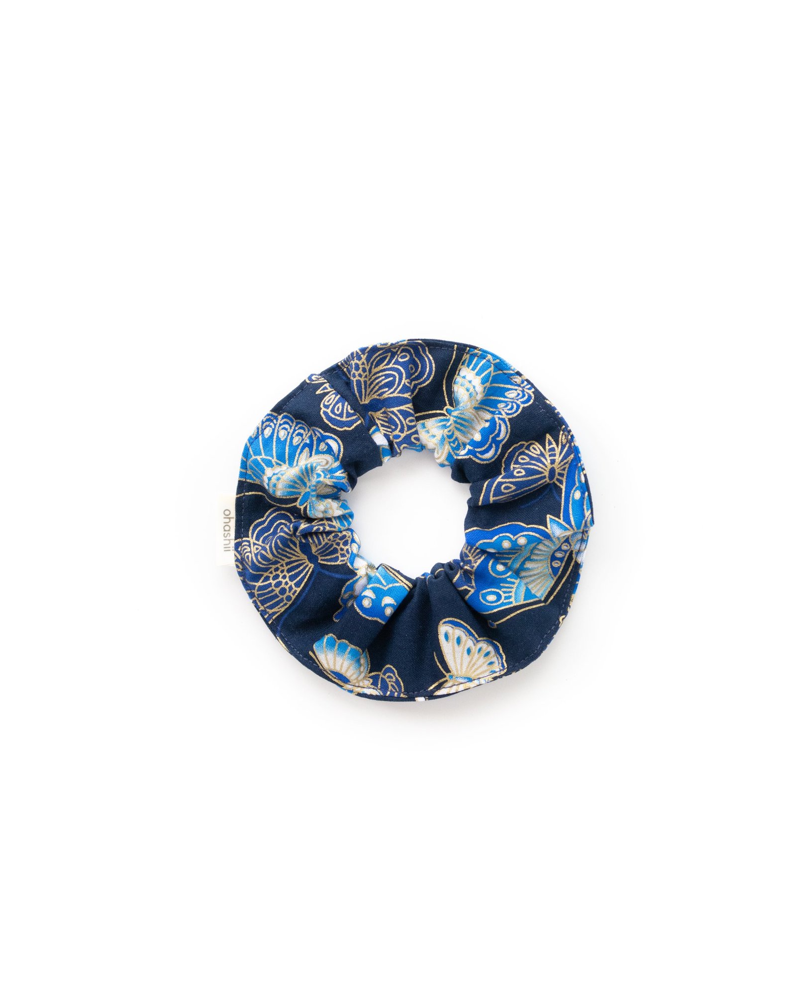 ohashii-hair-scrunchies-butterflies-blue