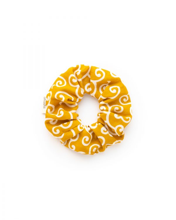 ohashii-hair-scrunchies-karakusa-yellow