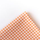orange-gingham-fabric-ohashii