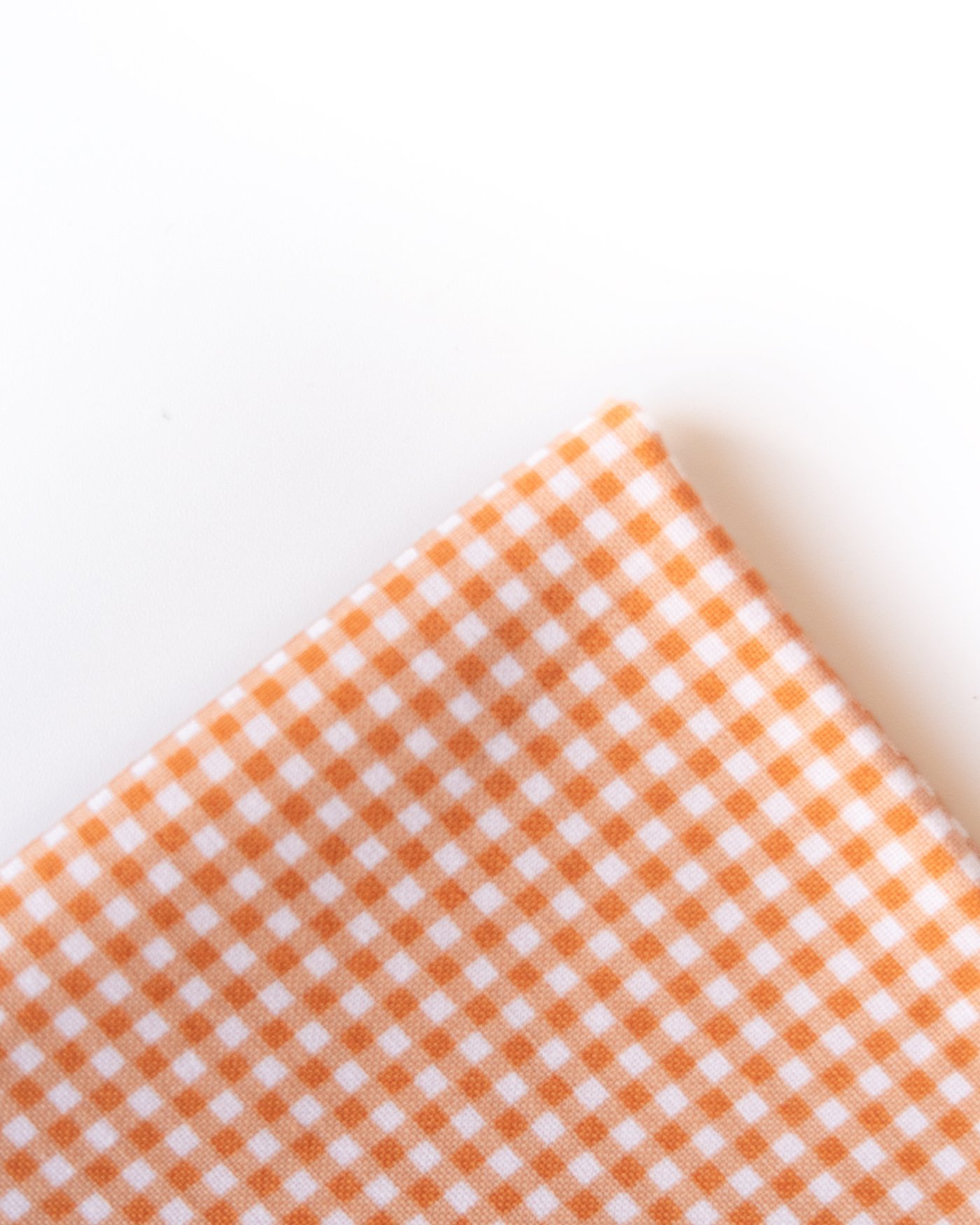 orange-gingham-fabric-ohashii