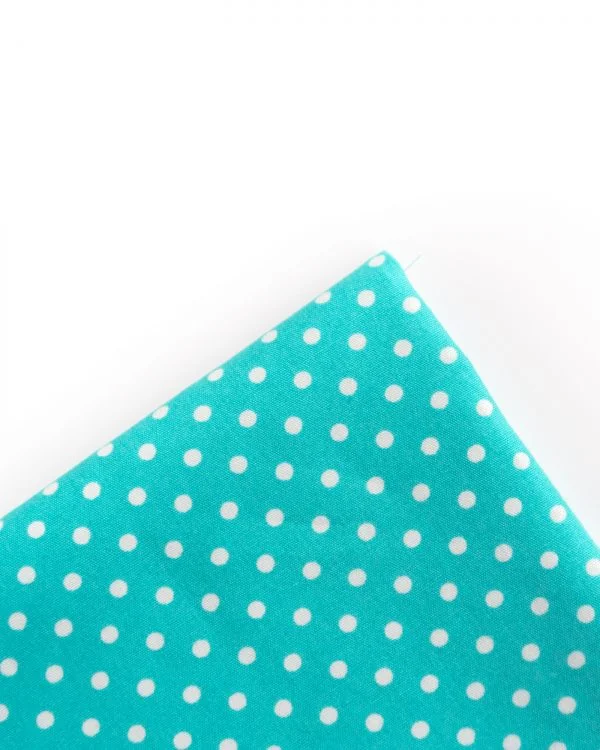 turquoise-polka-dots-fabric-ohashii