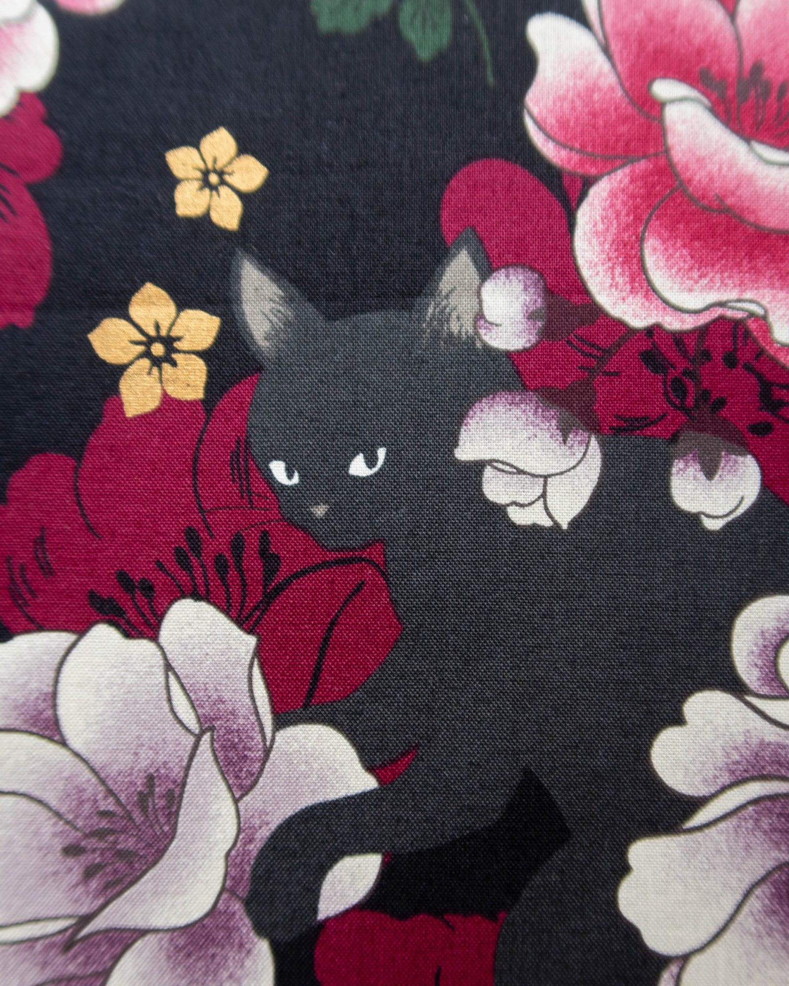 3D luna fabric black cat 1 ohashii