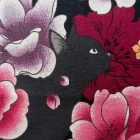 3D luna fabric black cat 3 ohashii