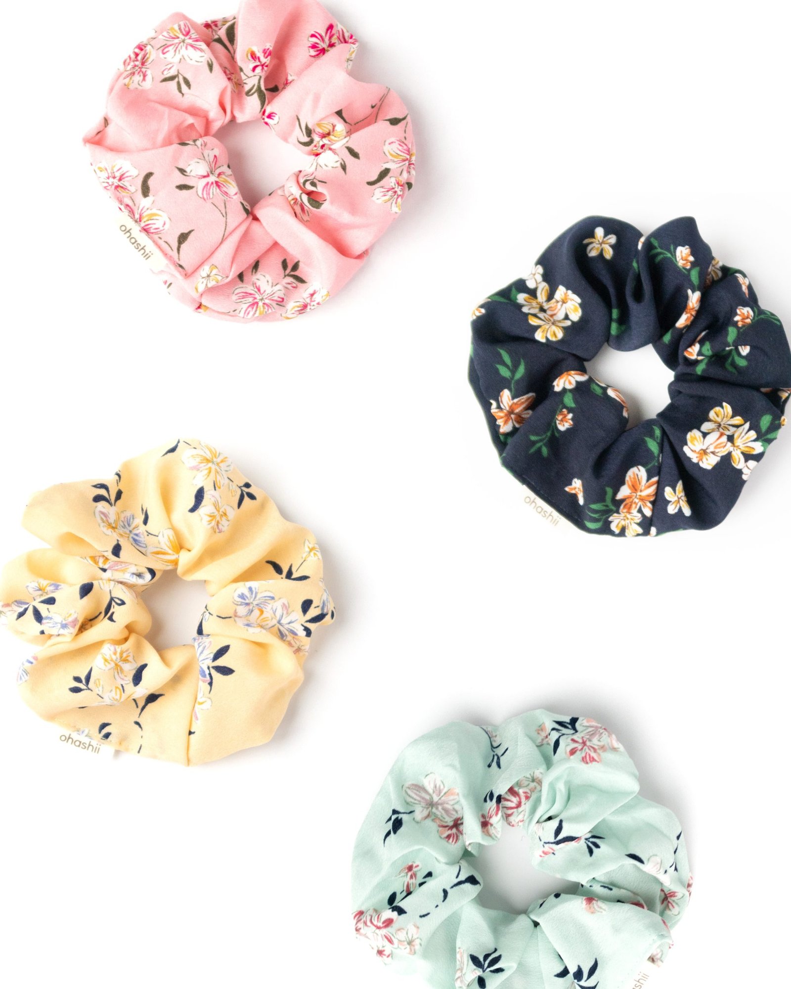 Japanese Chiffon Scrunchies ohashii 1