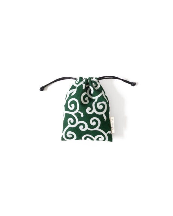 Mini-pouch-karakusa-green-ohashii