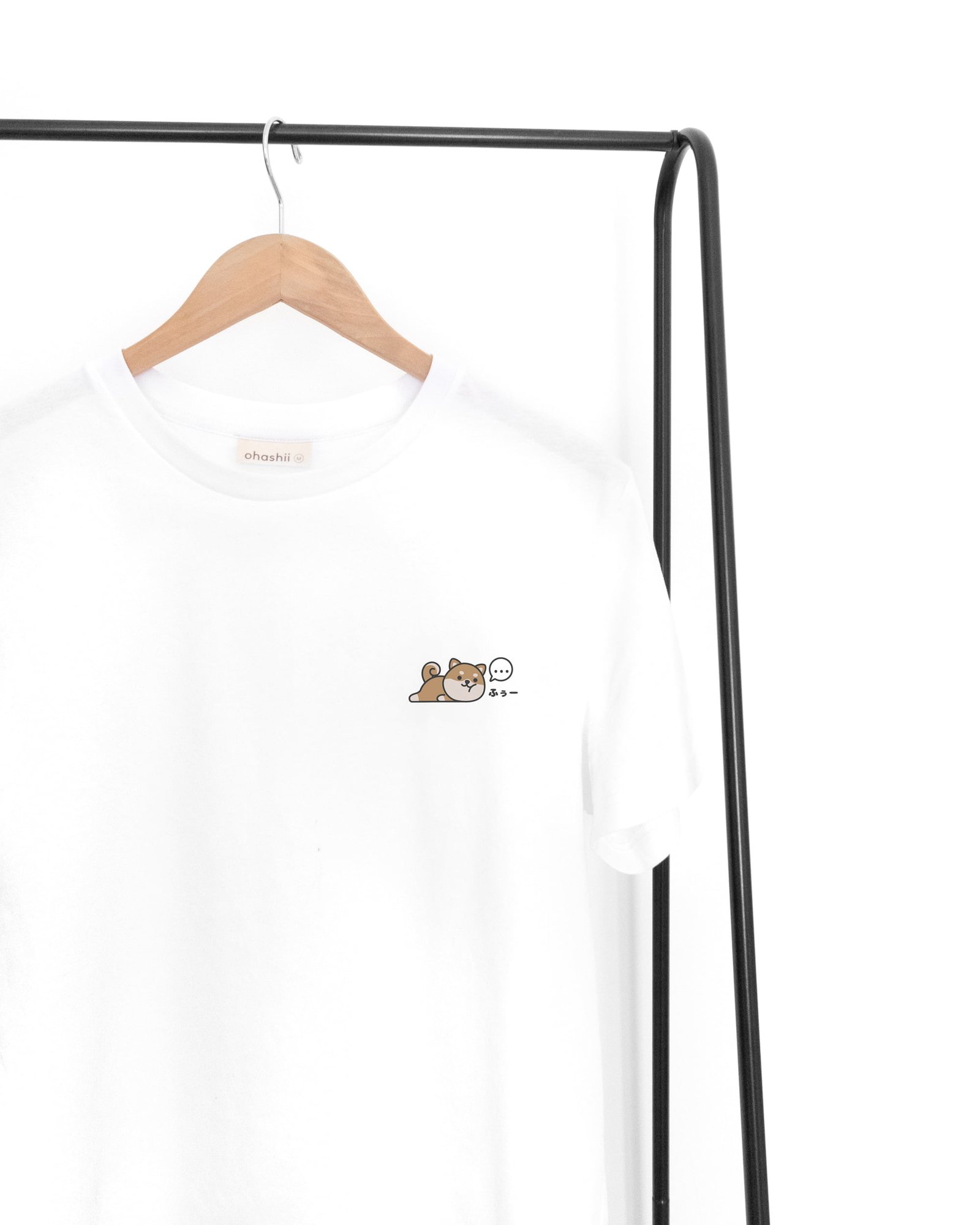 Shiba-pooped-white-tee-ohashii-1