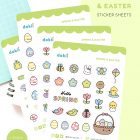 spring & easter sticker sheets dokii x ohashii