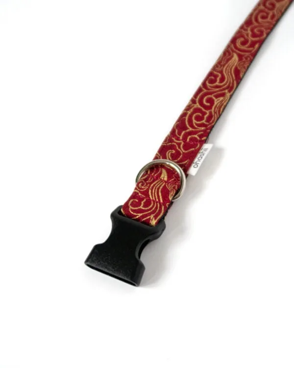 Dog-Collar-Kumo-Red-ohashii-4