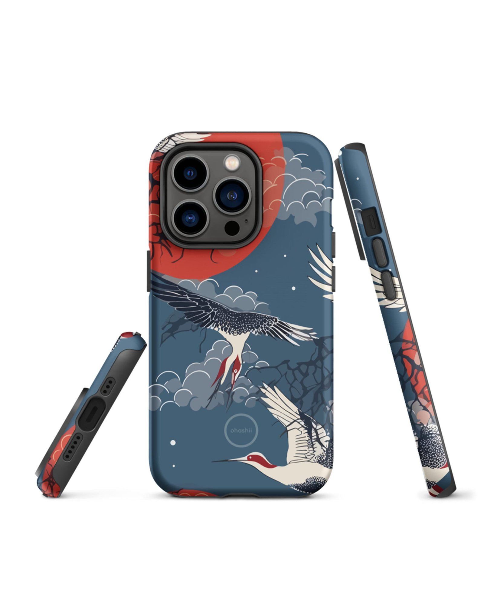 Night Crane Japanese phone case ohashii 3