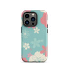 Turquoise Sakura 2 phone case ohashii 1