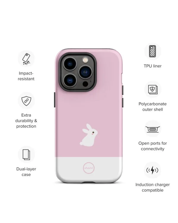 Usagi | Japanese Kawaii Rabbit Phone Case Cute Pink - ohashii Usagi | Japanese Kawaii Rabbit Phone Case Cute Pink - ohashii