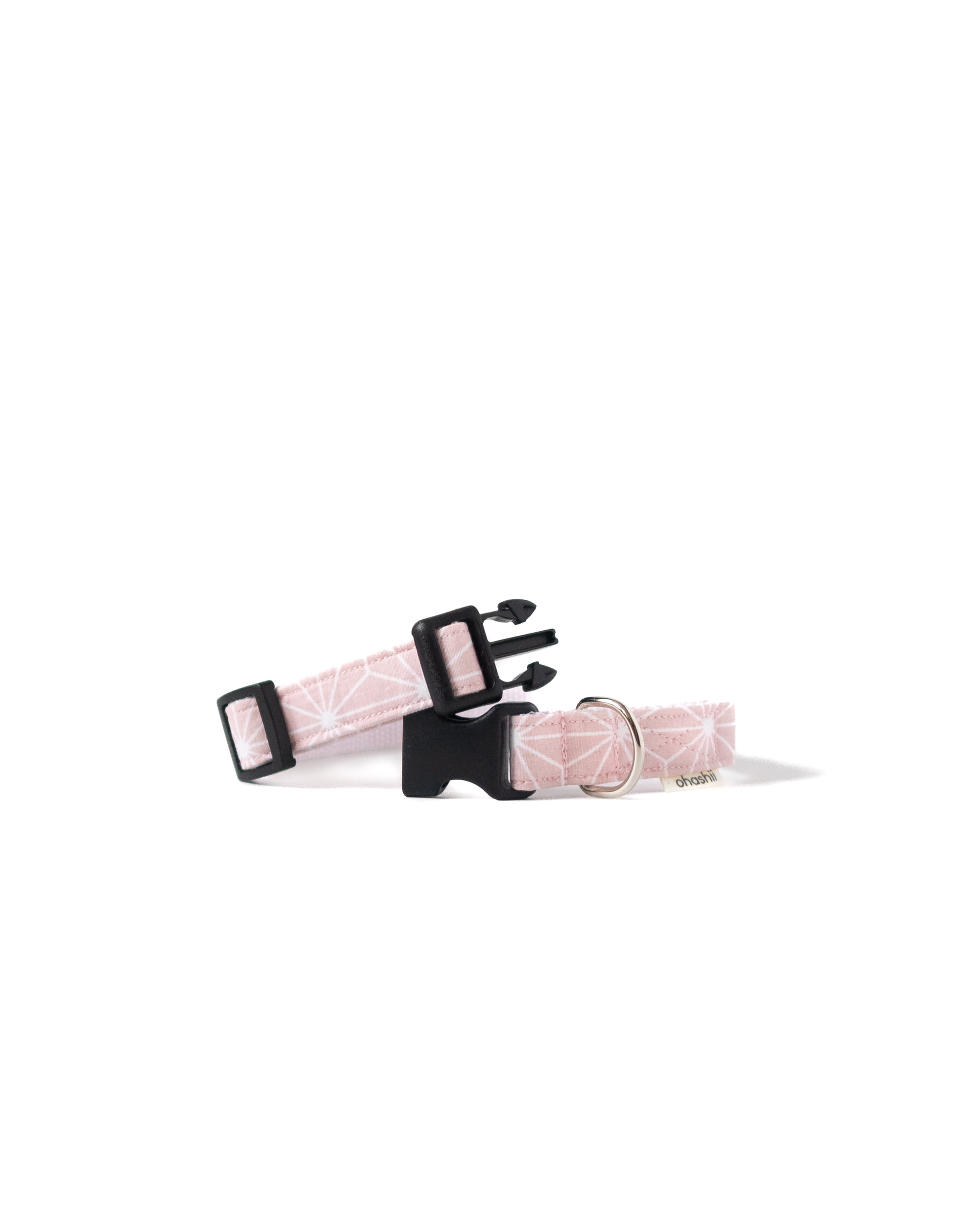 Sashiko-Pink-Pet-Collar-ohashii-1