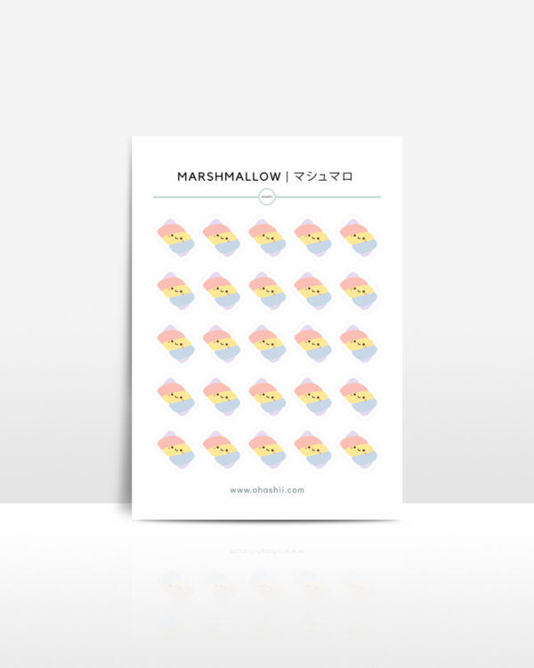 MARSHMALLOW 3 MU sticker sheet