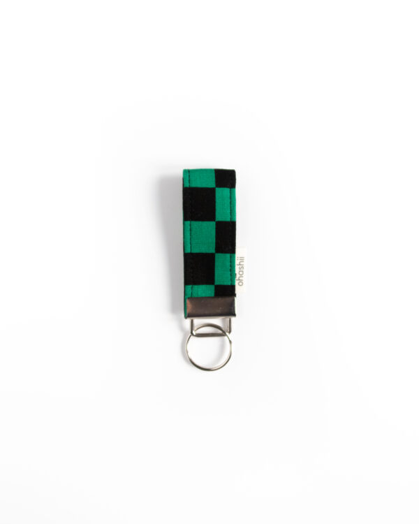 Mini-Key-Fob-Green-Check-ohashii