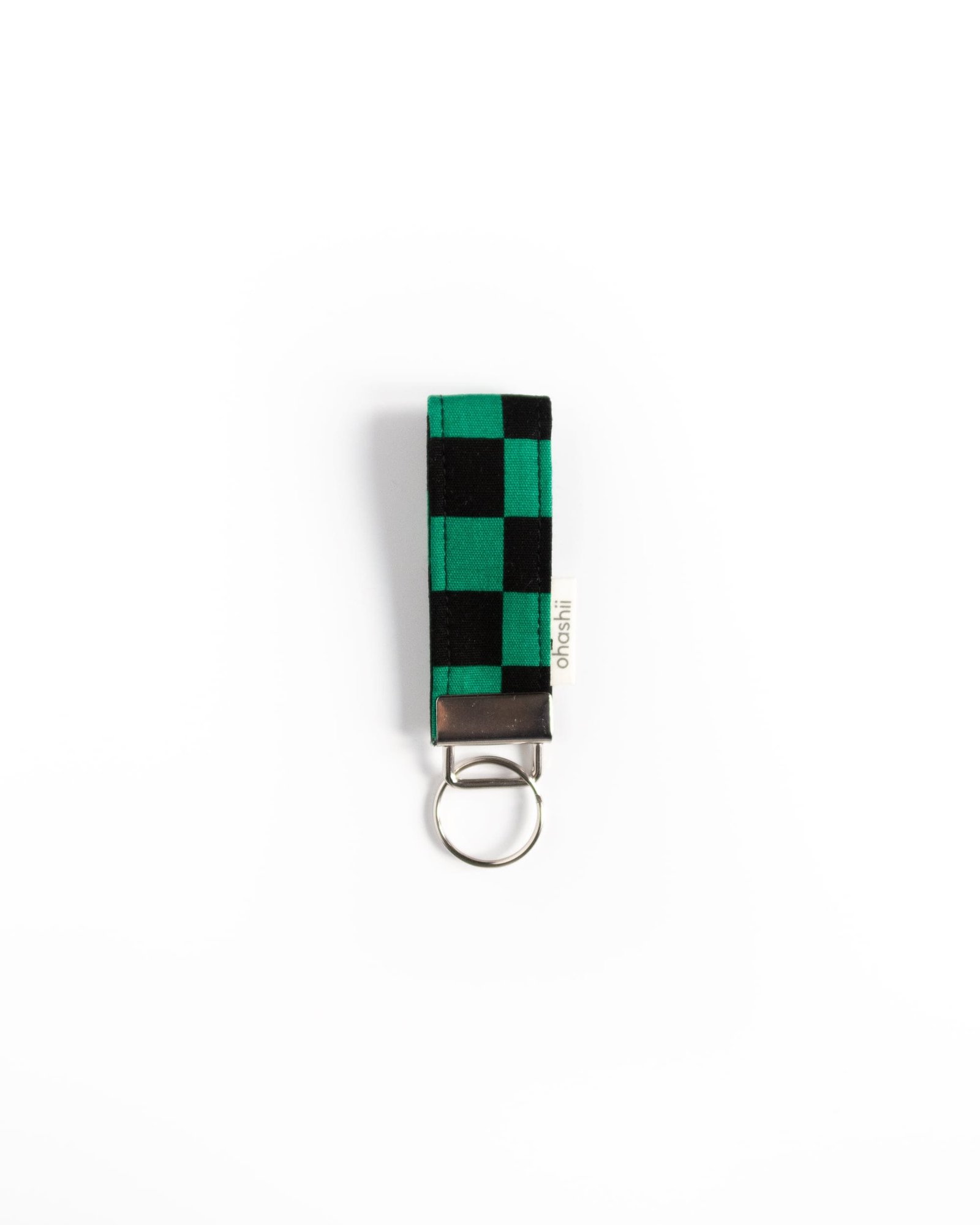 Mini-Key-Fob-Green-Check-ohashii