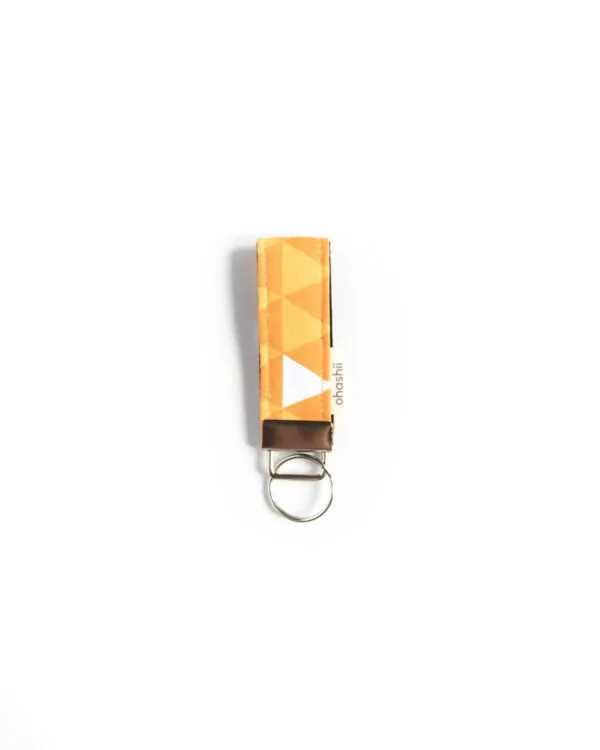 Mini-Key-Fob-Yellow-Triangle-ohashii