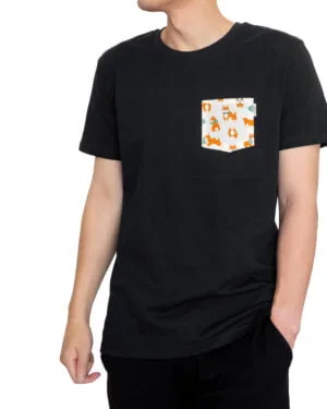 SHIBA-ANTICS--pocket-tee-Eric-ohashii_