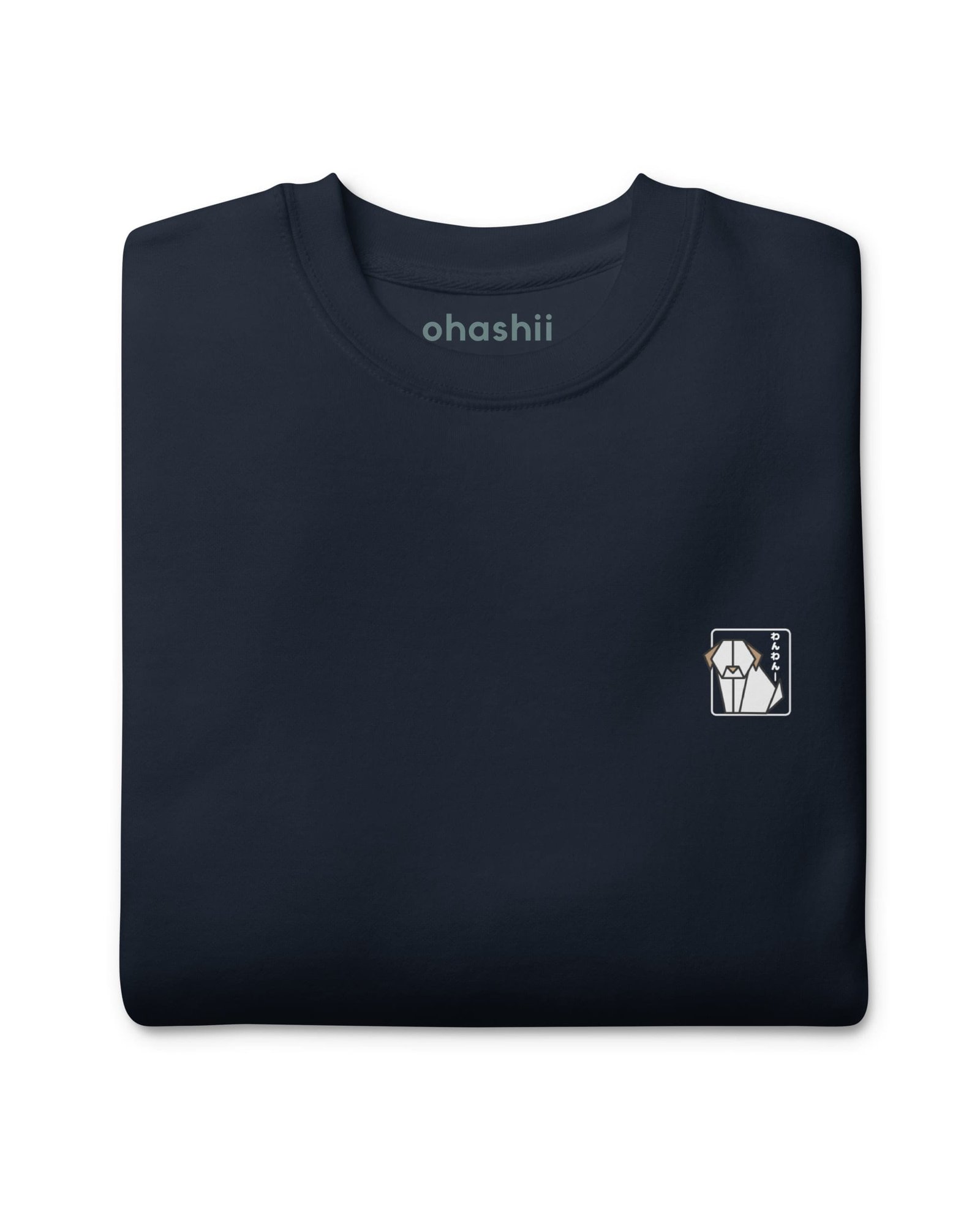 ohashii ORIGAMI DOG sweatshirt 2