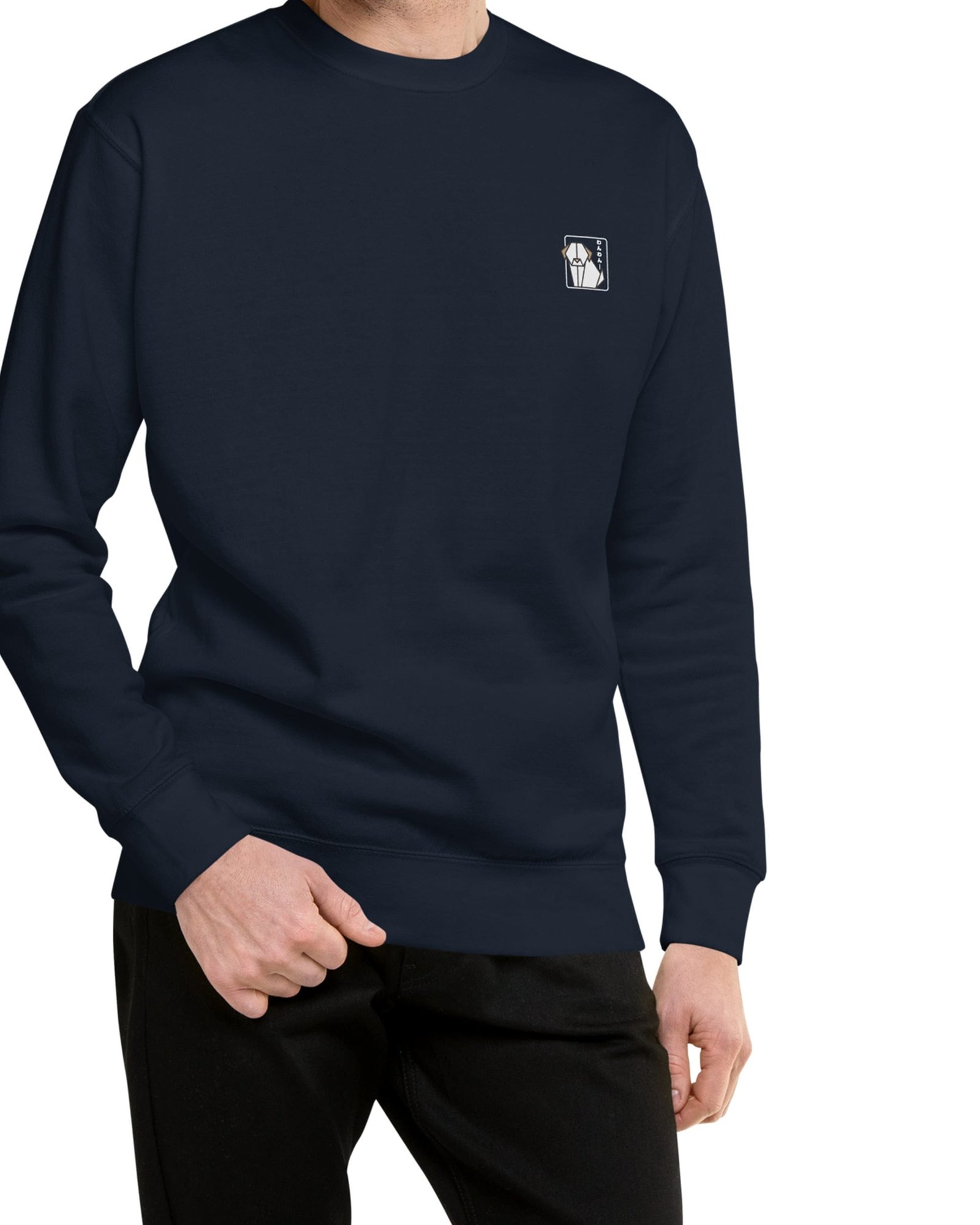 ohashii ORIGAMI DOG sweatshirt 4