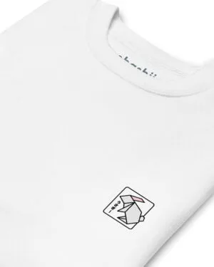 ohashii ORIGAMI RABBIT sweatshirt 1