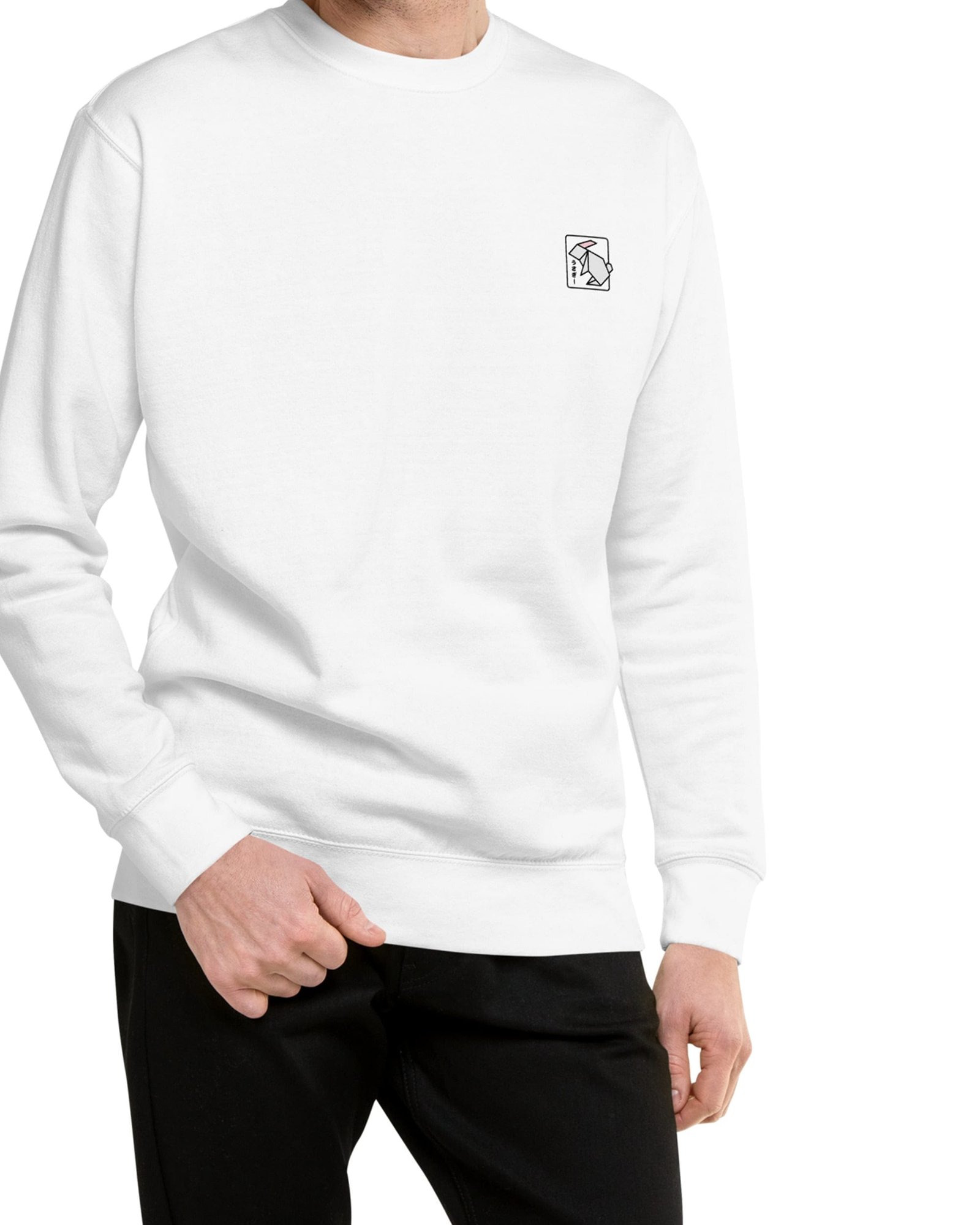 ohashii ORIGAMI RABBIT sweatshirt 4