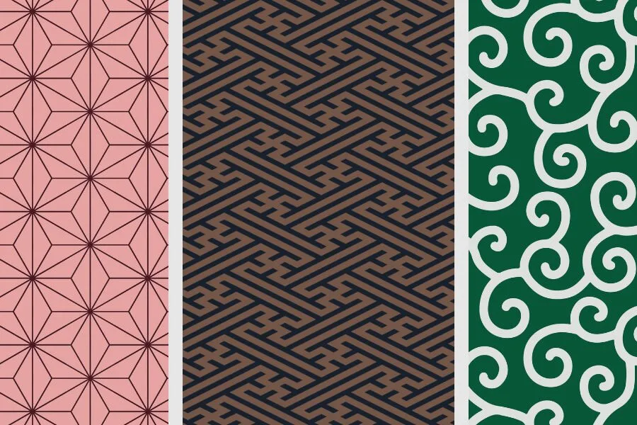 Japanese wagara pattern meaning ohashii 1