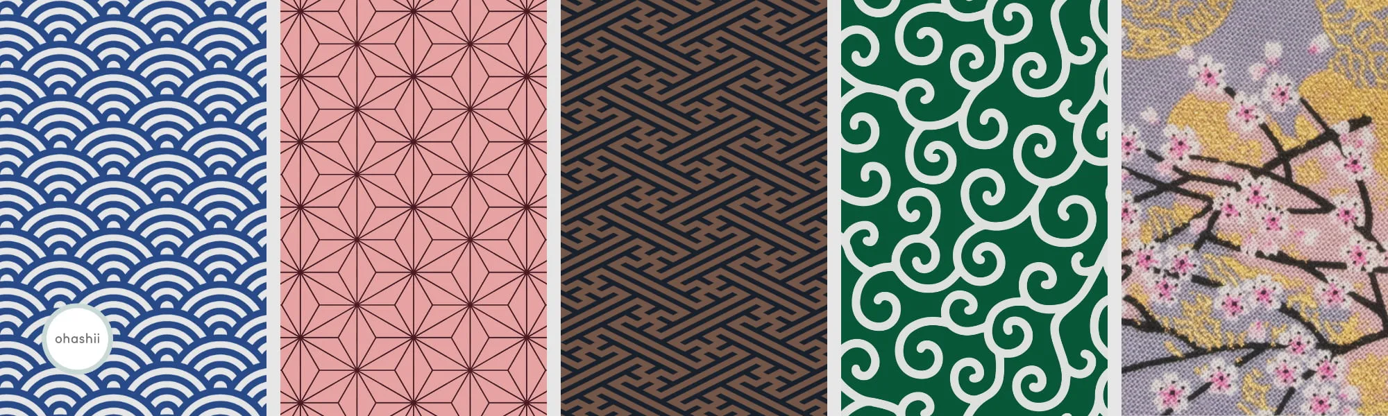 Japanese wagara pattern meaning ohashii 1
