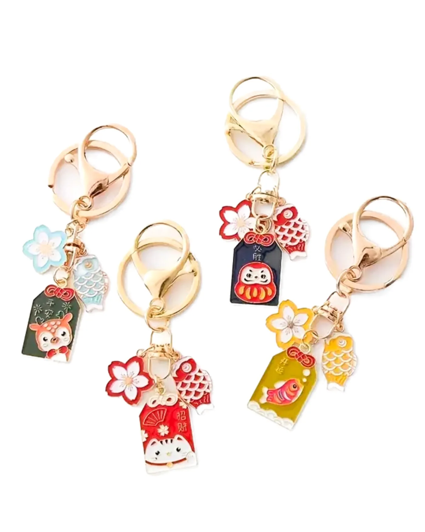 Japanese Key Charms 5 Japanese Key Charms 5